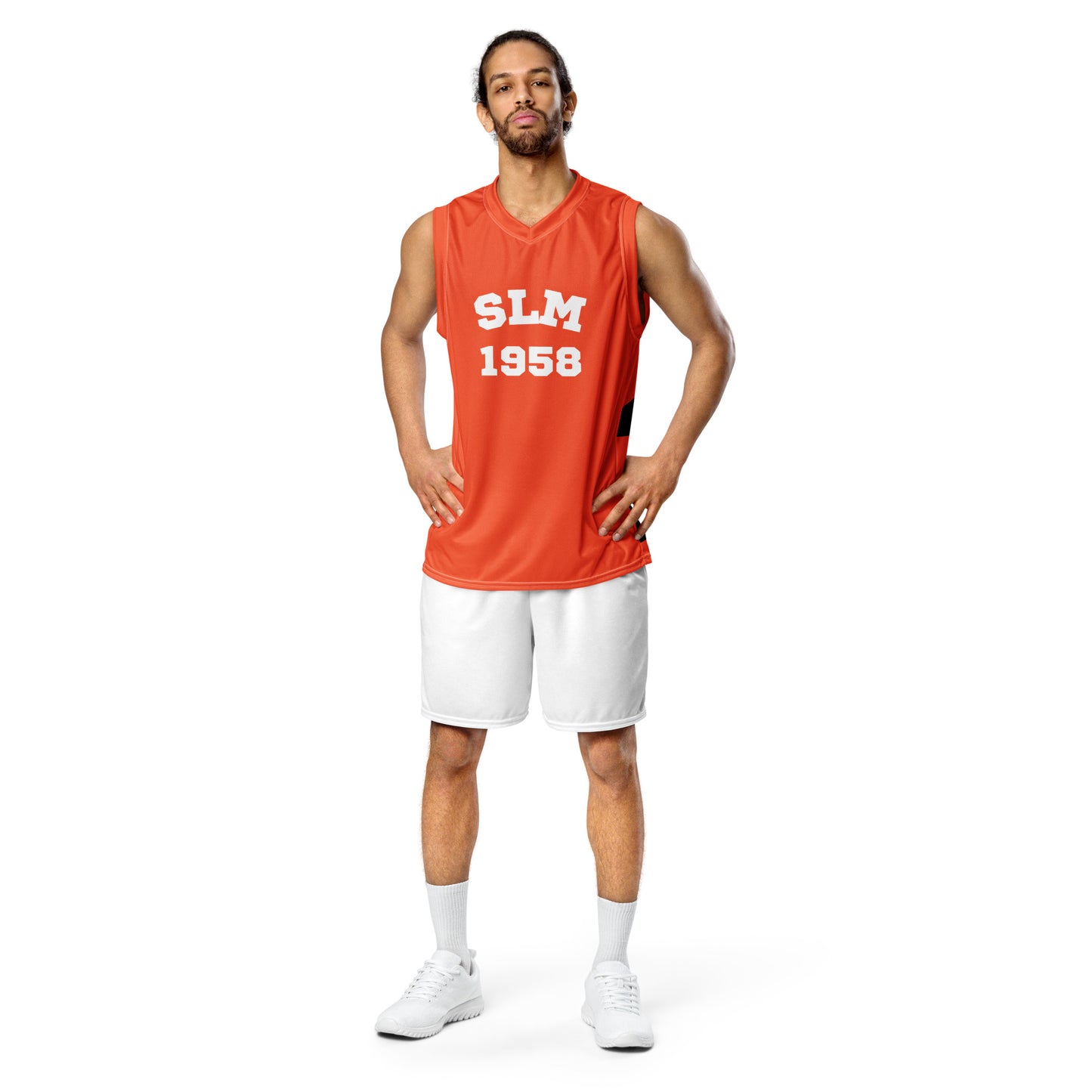 Recycled unisex basketball jersey