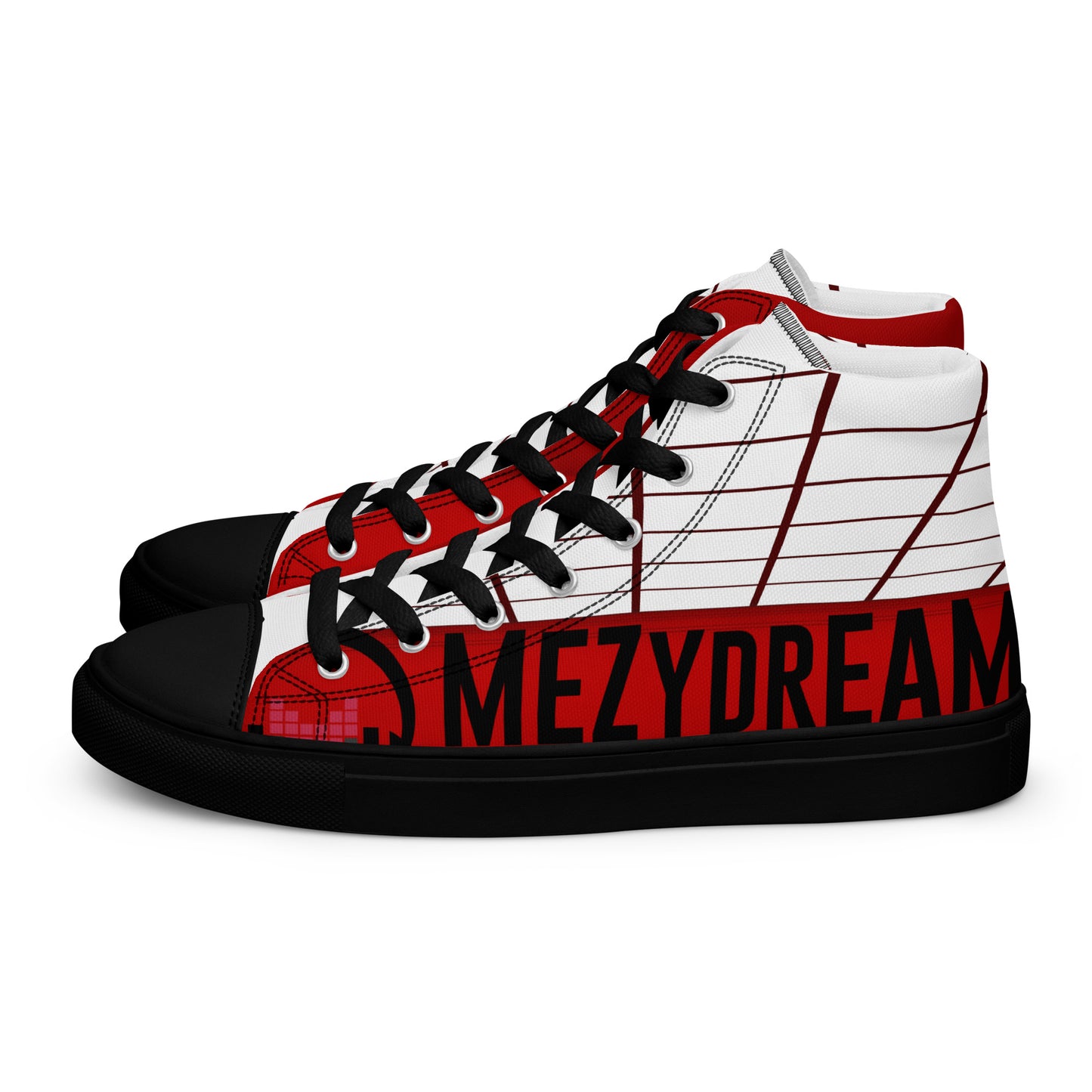 Men’s high top canvas shoes