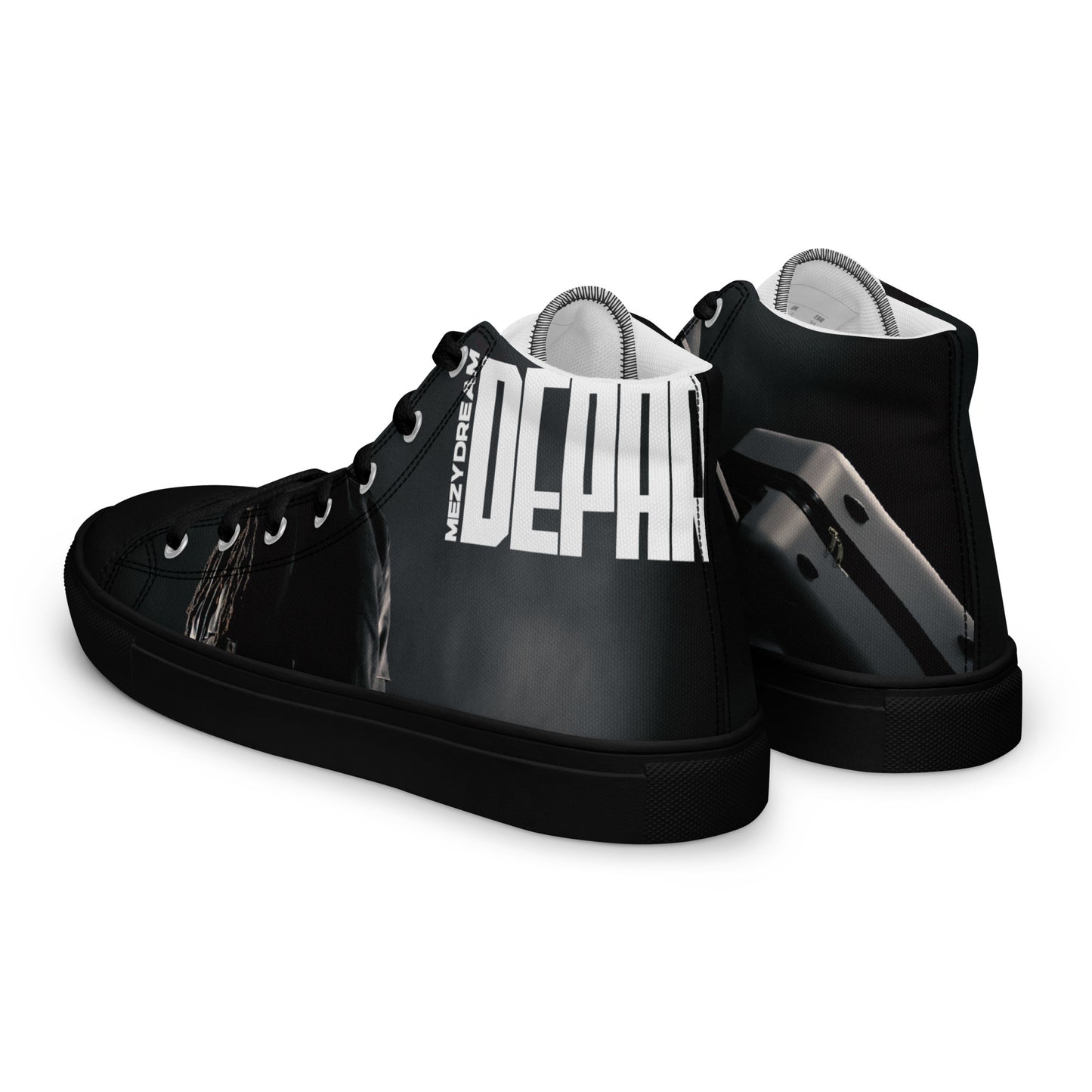 Men’s high top canvas shoes