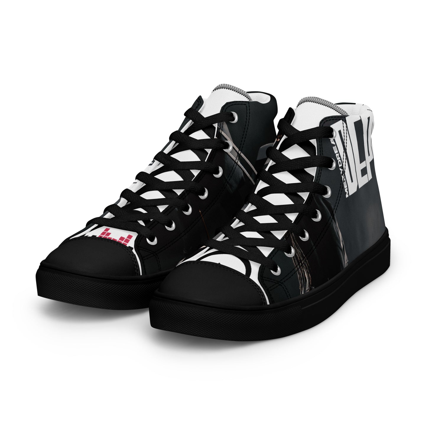 Men’s high top canvas shoes