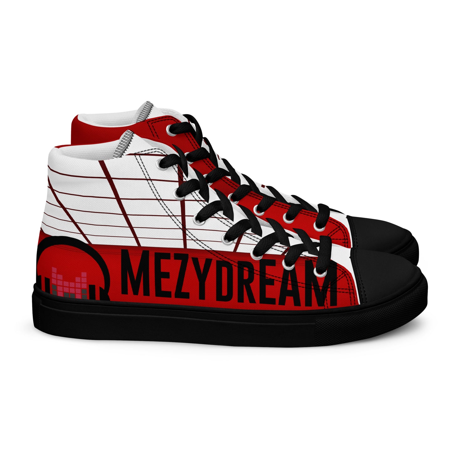 Men’s high top canvas shoes