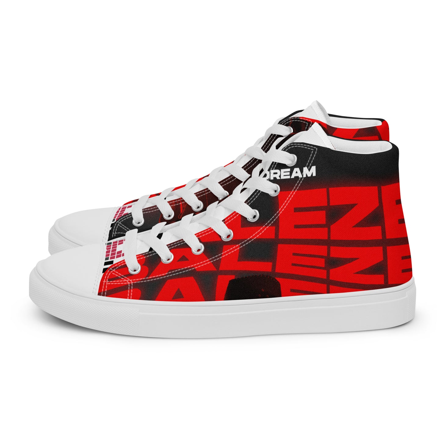 Men’s high top canvas shoes