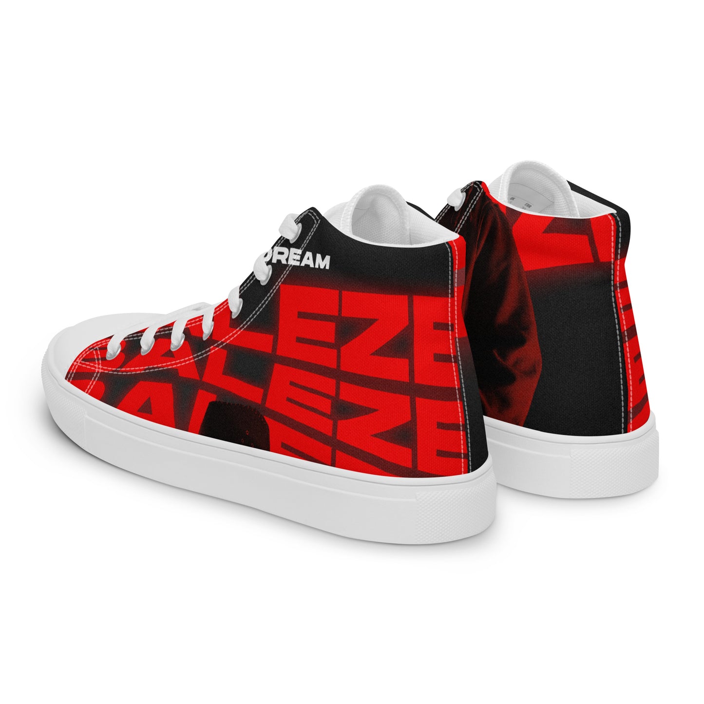 Men’s high top canvas shoes