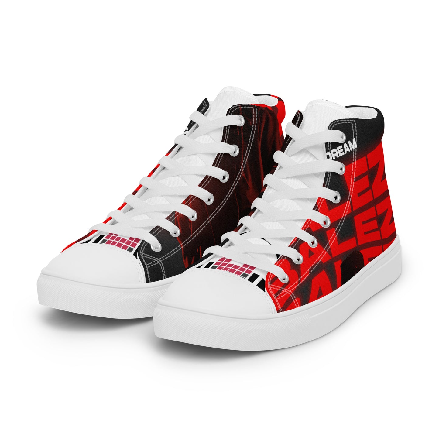 Men’s high top canvas shoes