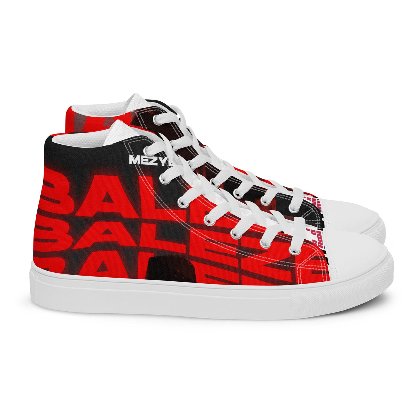 Men’s high top canvas shoes