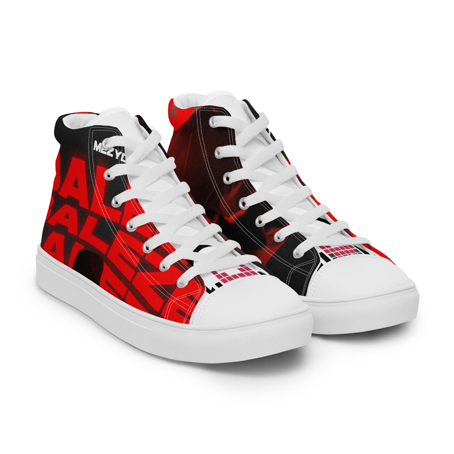 Men’s high top canvas shoes