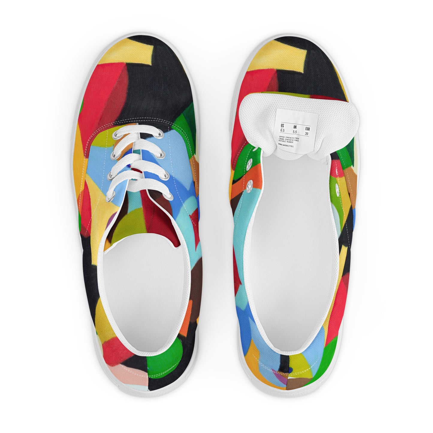 Men’s lace-up canvas shoes